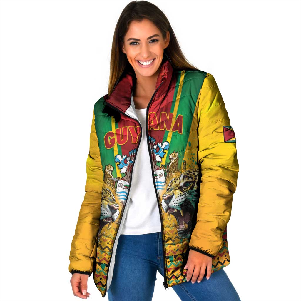 Guyana Emancipation Day Padded Jacket Guyanese And Pride - Wonder Print Shop