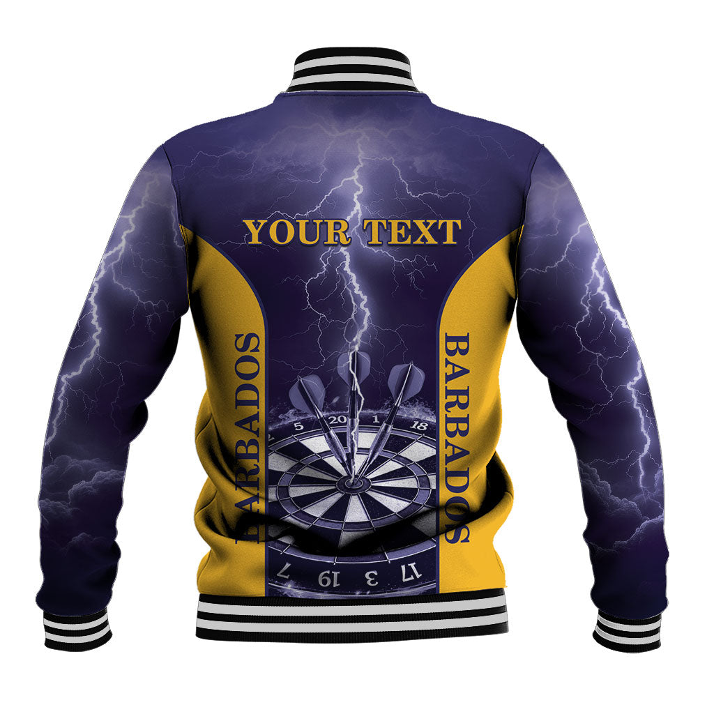 Personalized Barbados Darts Baseball Jacket Sporty Style