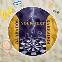 Personalized Barbados Darts Beach Blanket Sporty Style