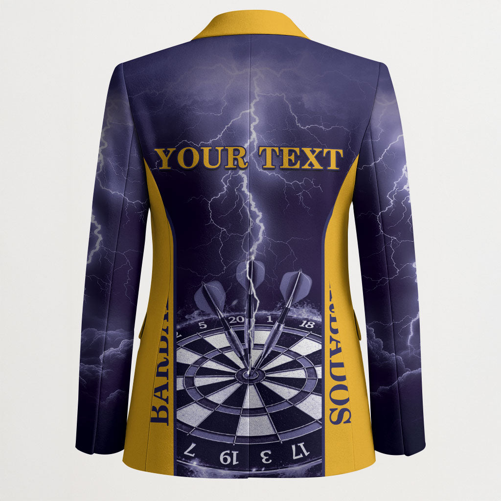 Personalized Barbados Darts Blazer Sporty Style