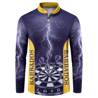 Personalized Barbados Darts Button Sweatshirt Sporty Style