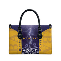 Personalized Barbados Darts Leather Bag Sporty Style