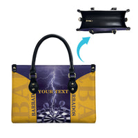 Personalized Barbados Darts Leather Bag Sporty Style