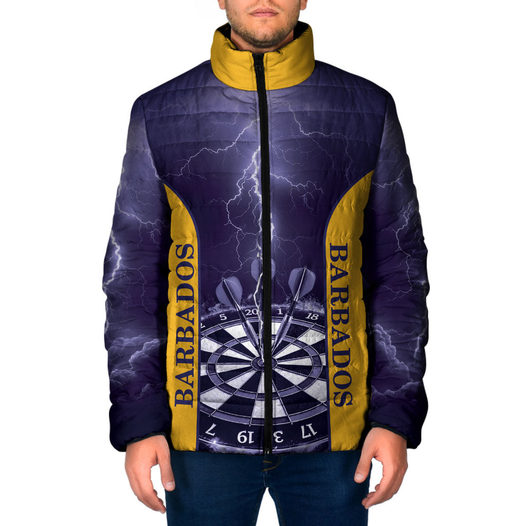 Personalized Barbados Darts Padded Jacket Sporty Style