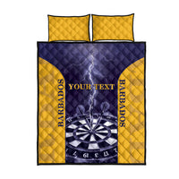 Personalized Barbados Darts Quilt Bed Set Sporty Style