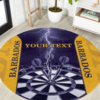 Personalized Barbados Darts Round Carpet Sporty Style
