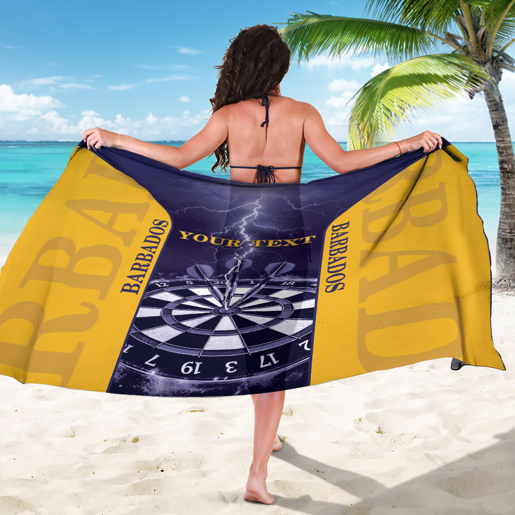 Personalized Barbados Darts Sarong Sporty Style