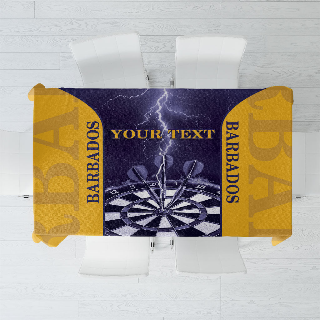 Personalized Barbados Darts Tablecloth Sporty Style