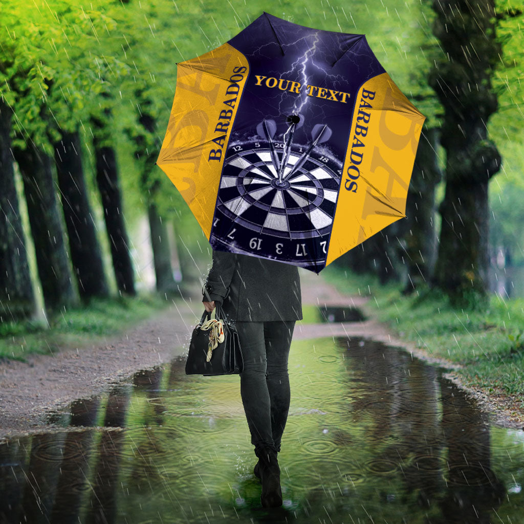 Personalized Barbados Darts Umbrella Sporty Style