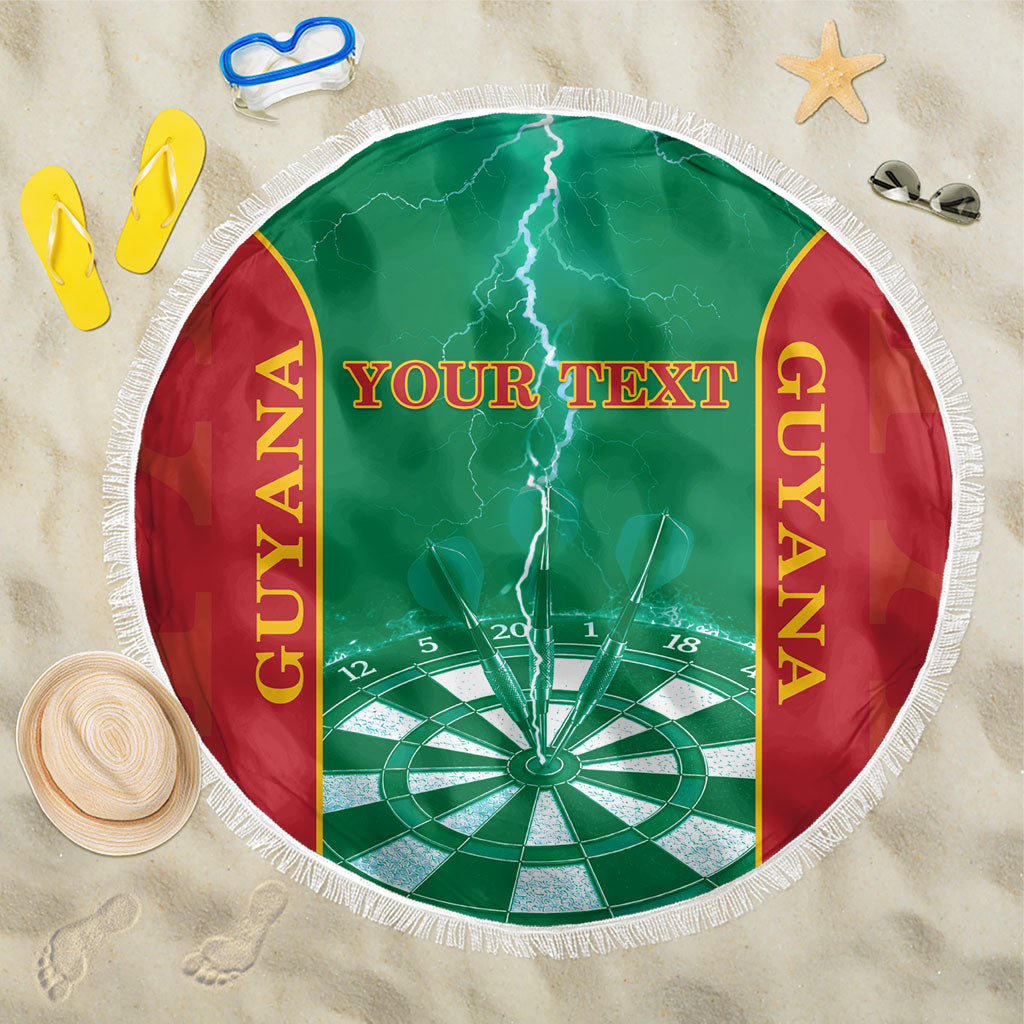 Personalized Guyana Darts Beach Blanket Sporty Style