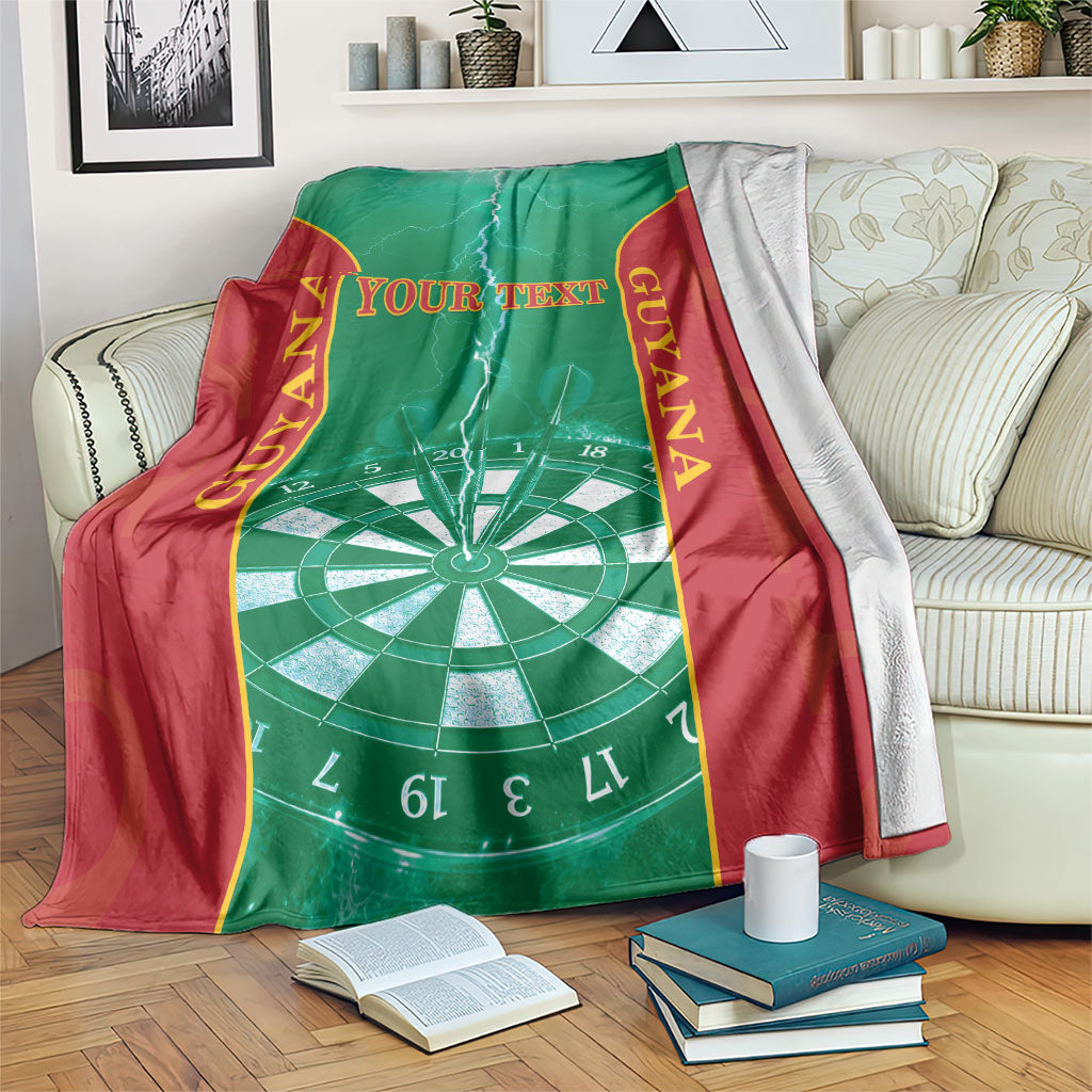 Personalized Guyana Darts Blanket Sporty Style