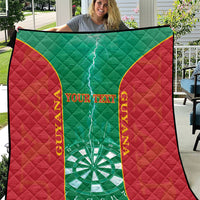 Personalized Guyana Darts Quilt Sporty Style