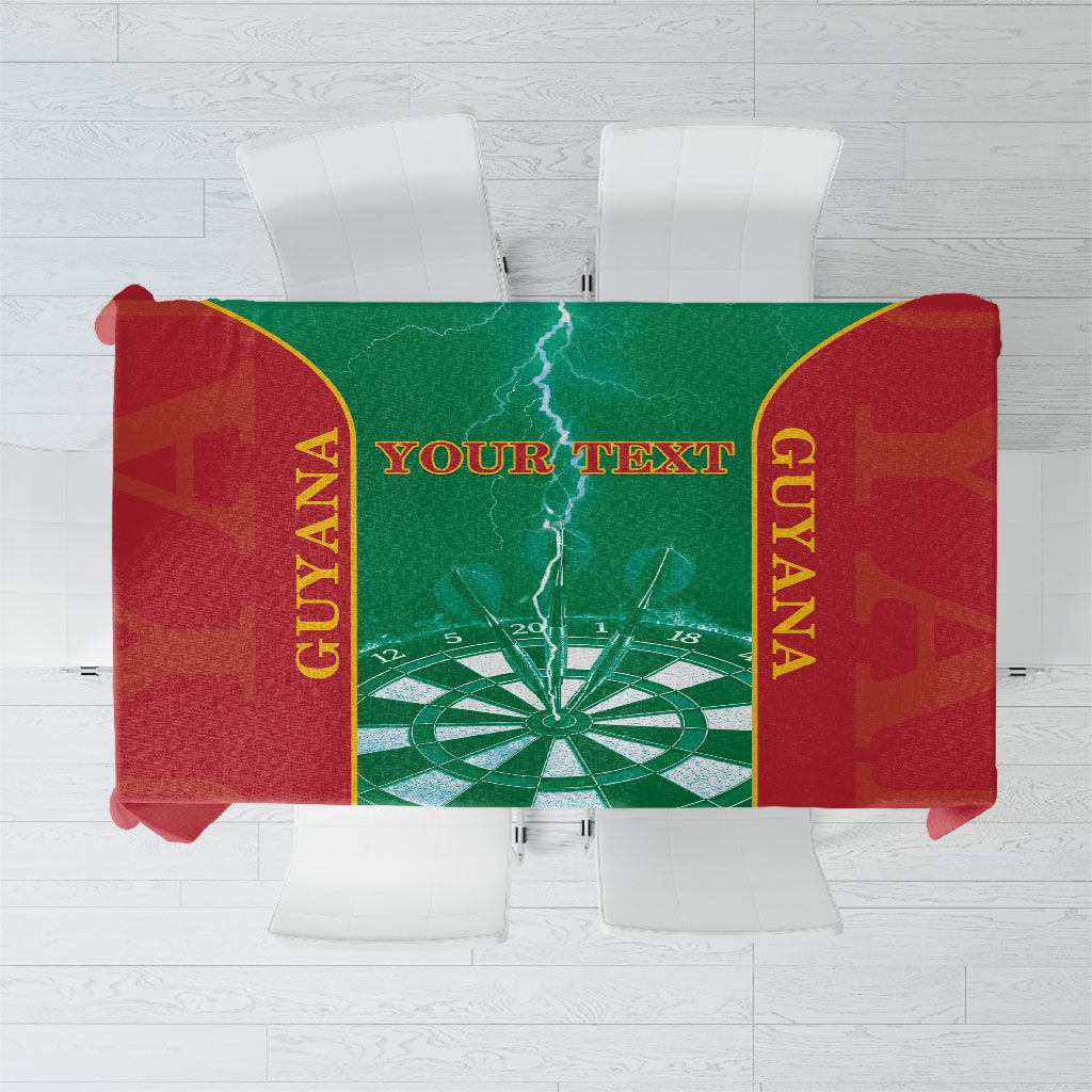 Personalized Guyana Darts Tablecloth Sporty Style
