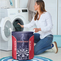 Personalized Haiti Darts Laundry Basket Sporty Style
