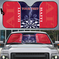 Personalized Haiti Darts Auto Sun Shade Sporty Style