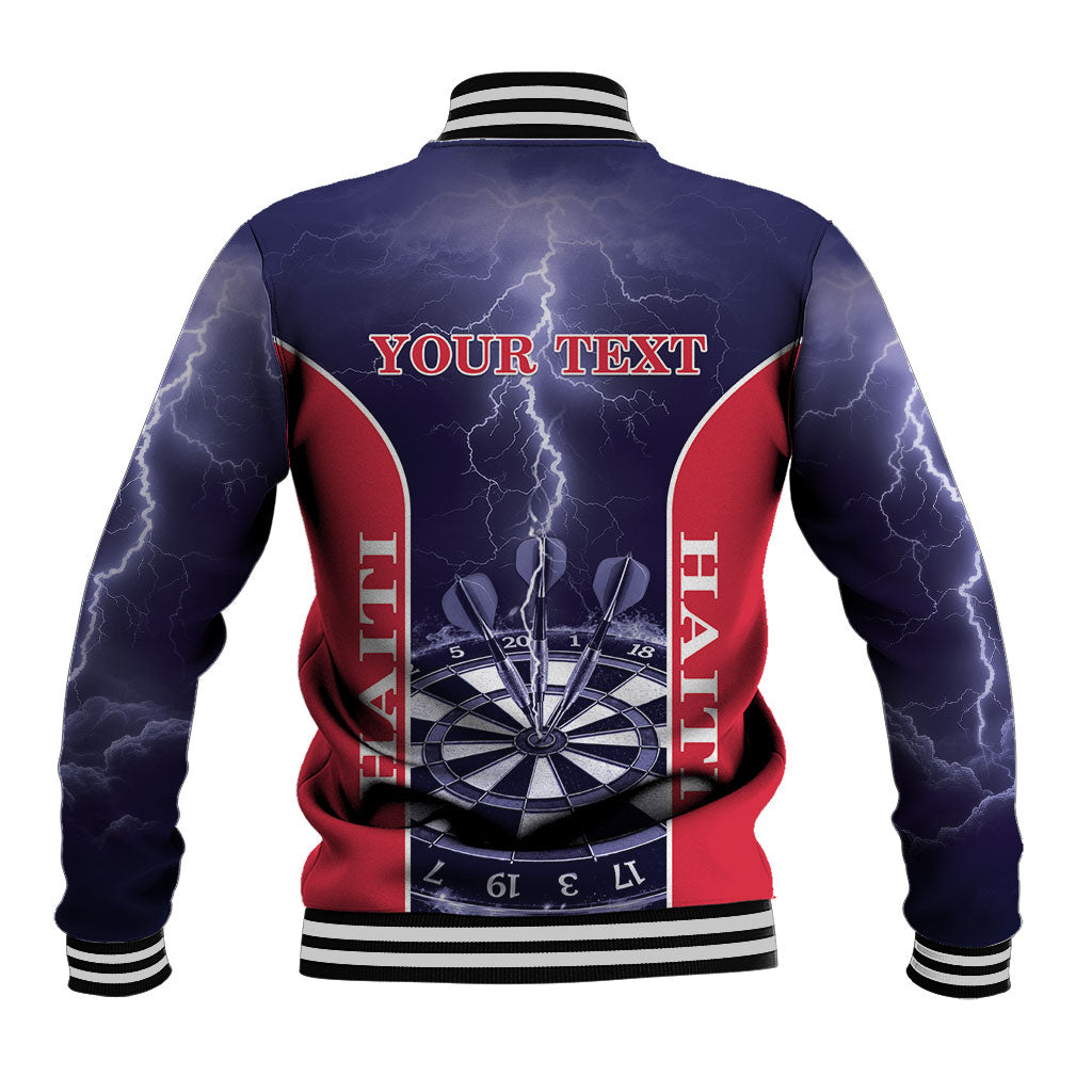 Personalized Haiti Darts Baseball Jacket Sporty Style