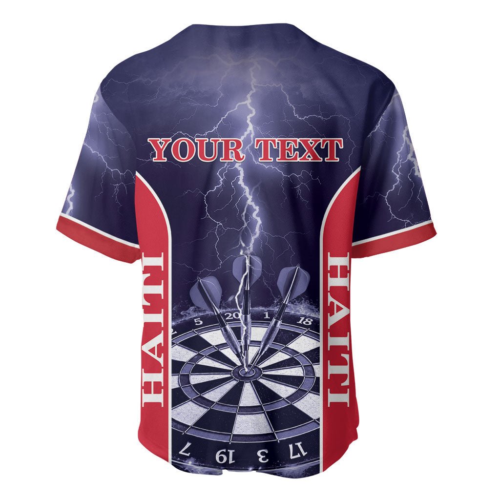 Personalized Haiti Darts Baseball Jersey Sporty Style