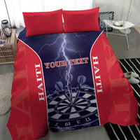 Personalized Haiti Darts Bedding Set Sporty Style