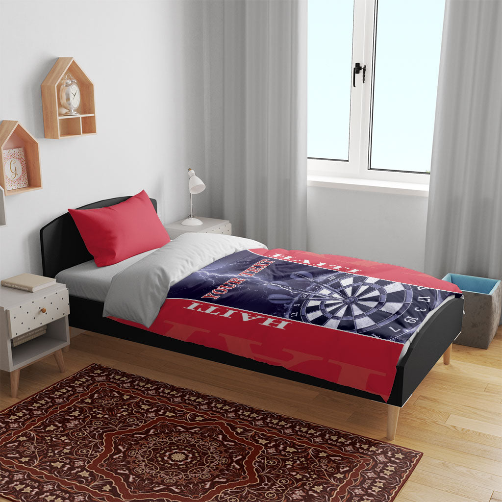 Personalized Haiti Darts Bedding Set Sporty Style