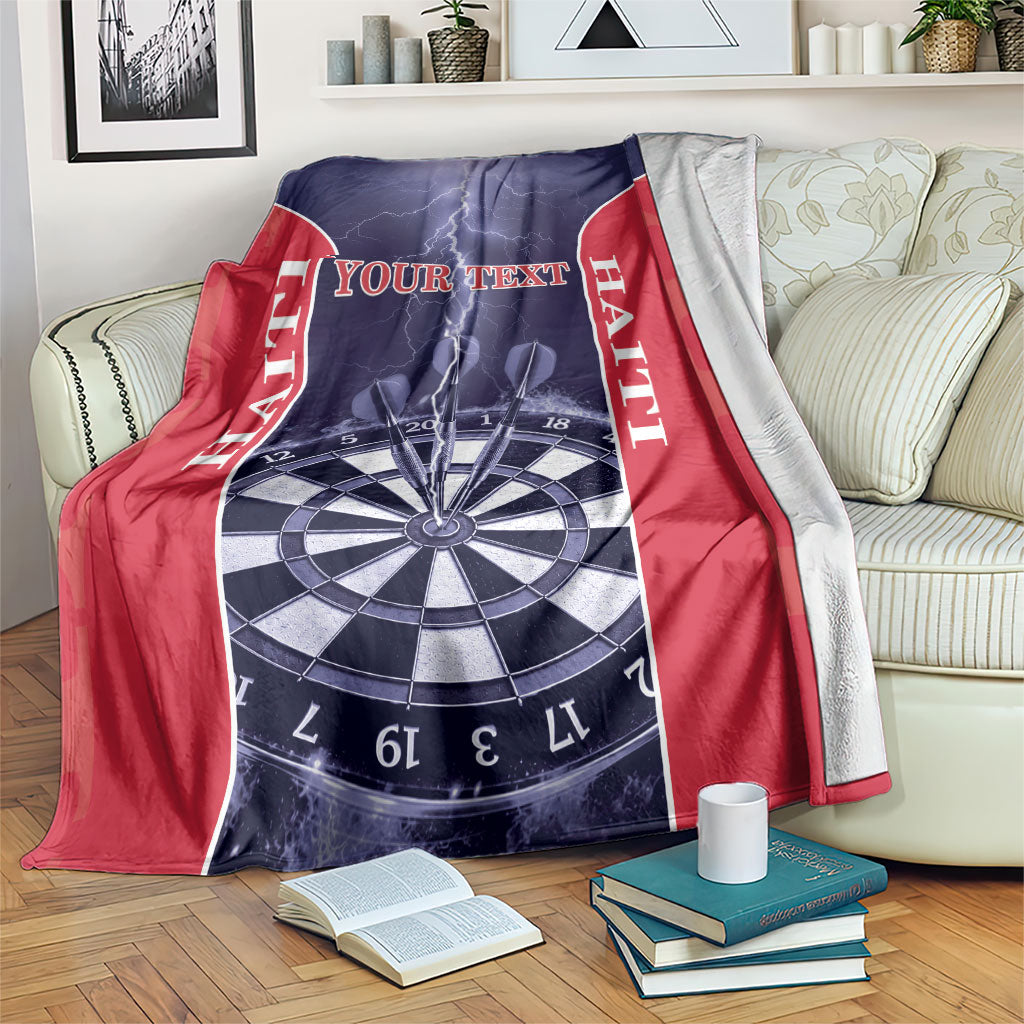 Personalized Haiti Darts Blanket Sporty Style