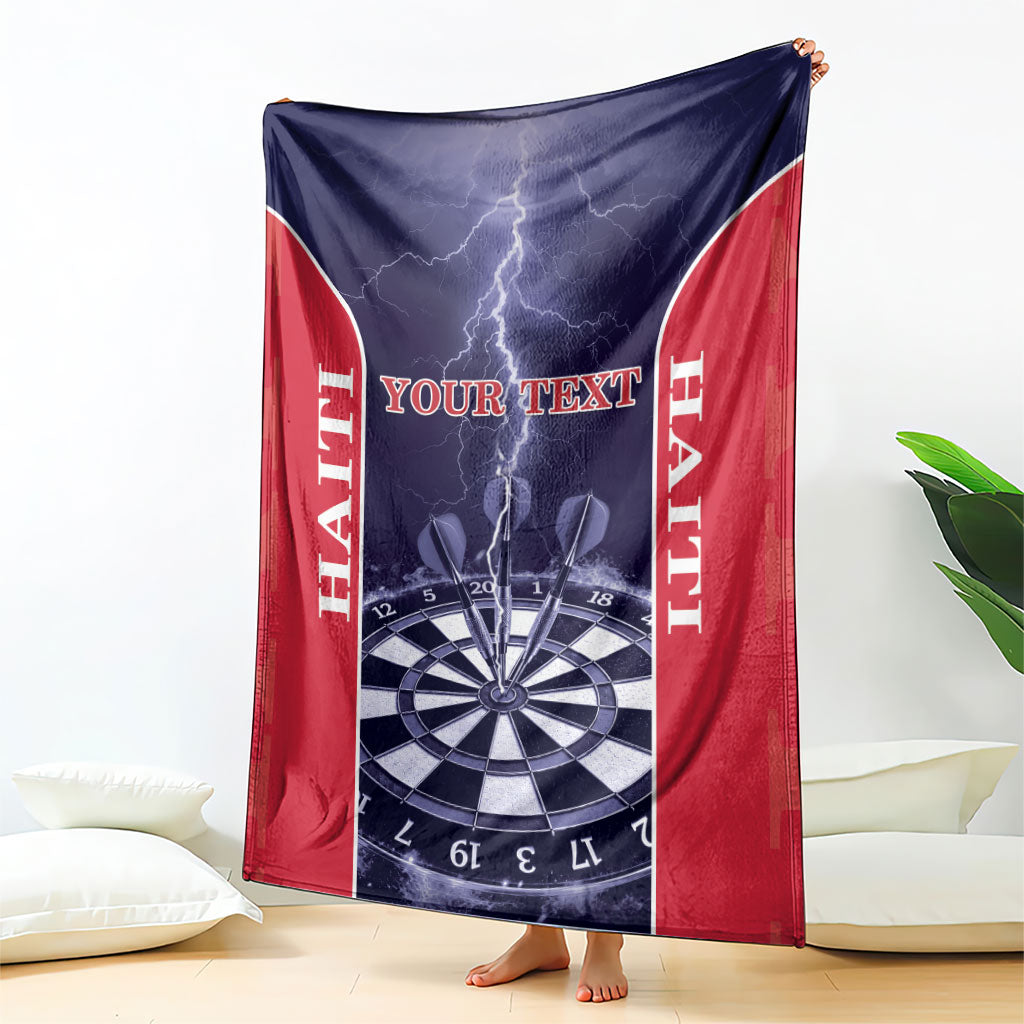 Personalized Haiti Darts Blanket Sporty Style
