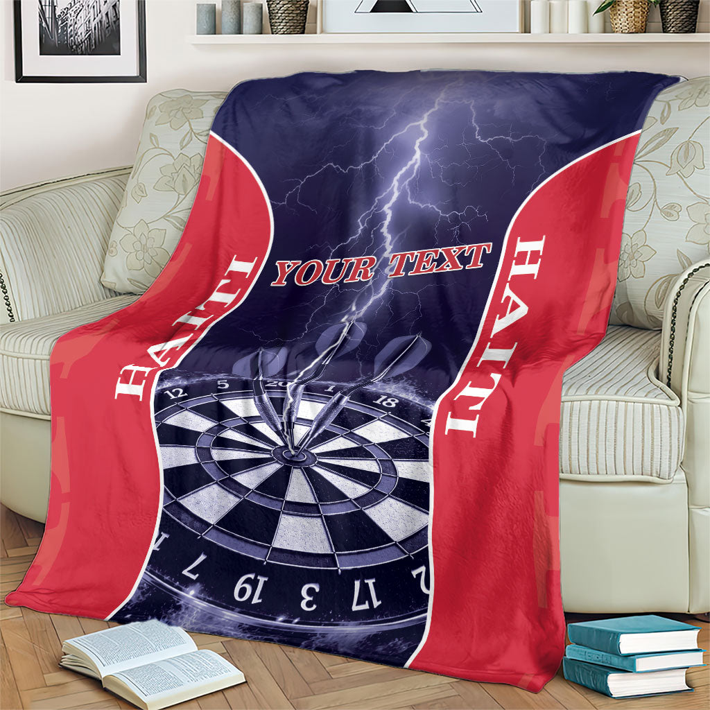 Personalized Haiti Darts Blanket Sporty Style