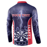 Personalized Haiti Darts Button Sweatshirt Sporty Style