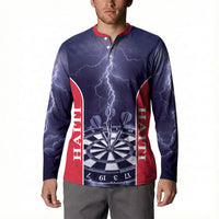 Personalized Haiti Darts Button Sweatshirt Sporty Style