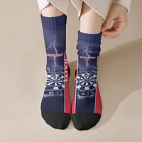 Personalized Haiti Darts Crew Socks Sporty Style