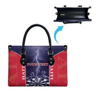 Personalized Haiti Darts Leather Bag Sporty Style