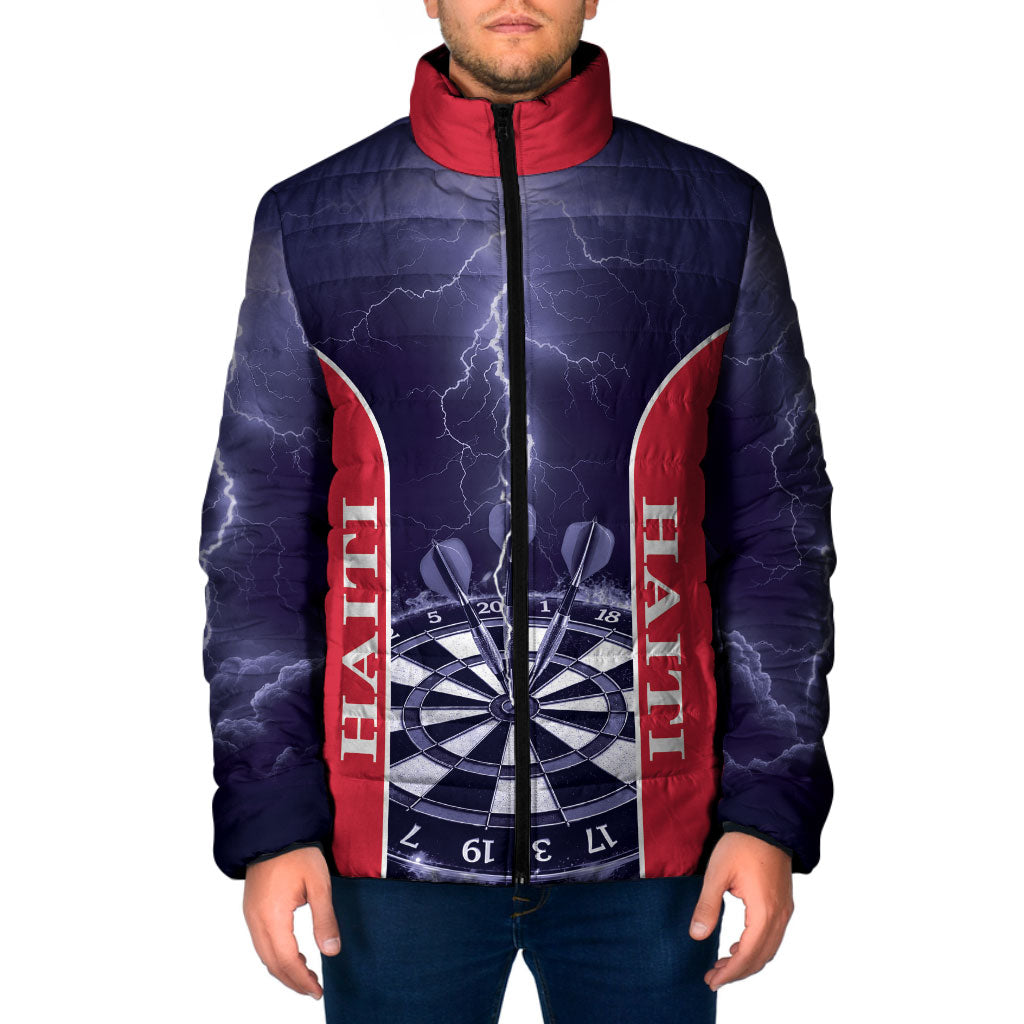 Personalized Haiti Darts Padded Jacket Sporty Style