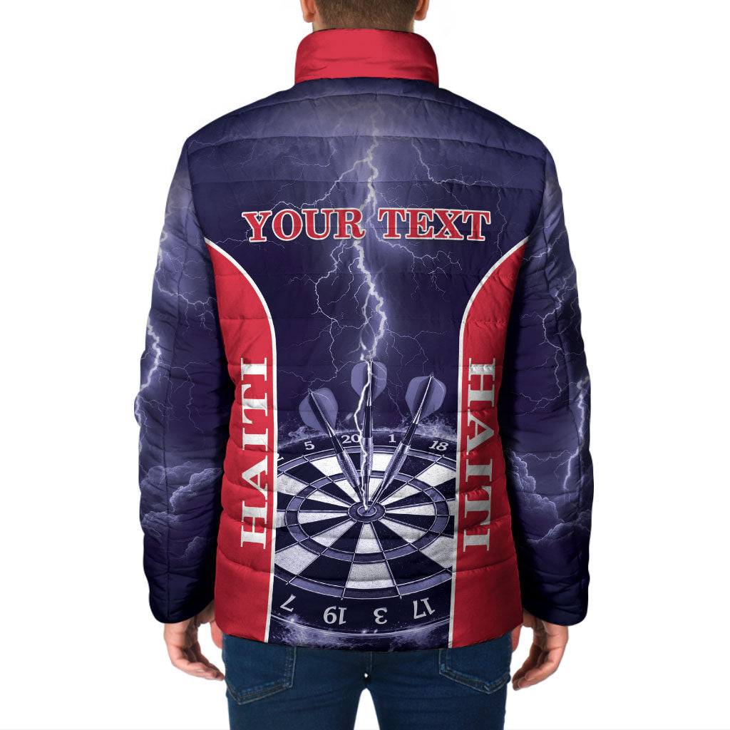 Personalized Haiti Darts Padded Jacket Sporty Style