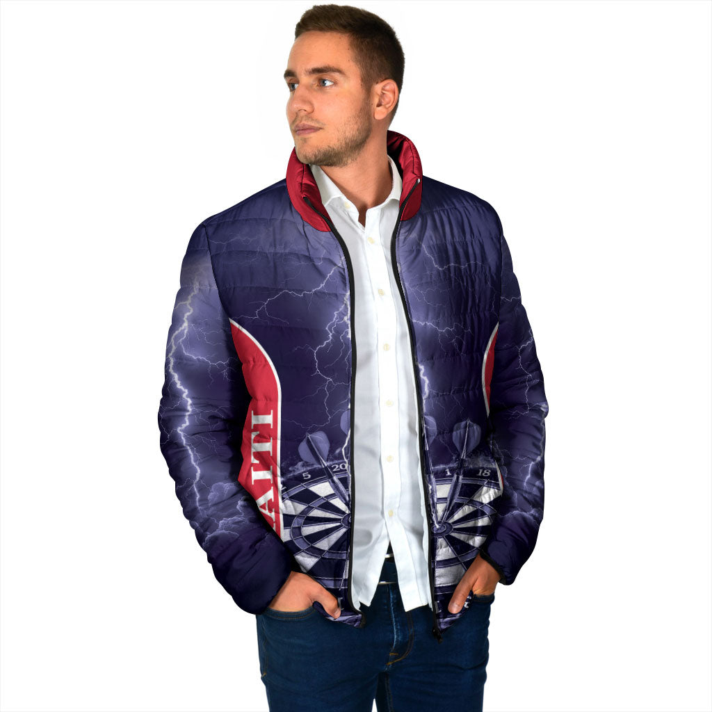 Personalized Haiti Darts Padded Jacket Sporty Style