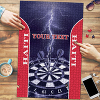 Personalized Haiti Darts Puzzle Sporty Style