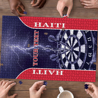 Personalized Haiti Darts Puzzle Sporty Style
