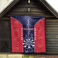 Personalized Haiti Darts Quilt Sporty Style