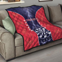 Personalized Haiti Darts Quilt Sporty Style