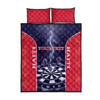 Personalized Haiti Darts Quilt Bed Set Sporty Style