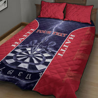 Personalized Haiti Darts Quilt Bed Set Sporty Style