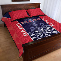 Personalized Haiti Darts Quilt Bed Set Sporty Style