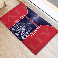 Personalized Haiti Darts Rubber Doormat Sporty Style