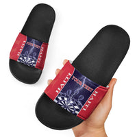 Personalized Haiti Darts Slide Sandals Sporty Style