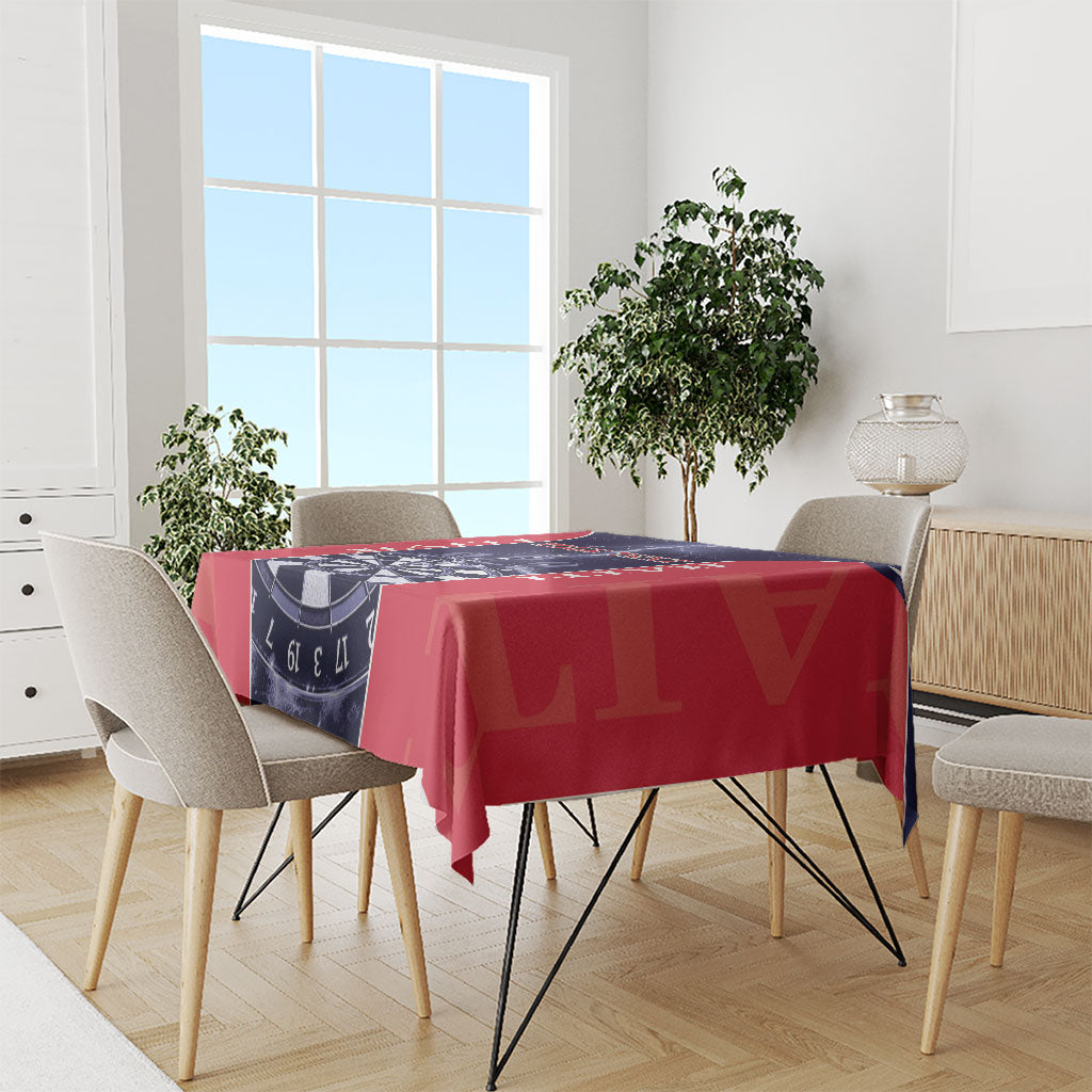 Personalized Haiti Darts Tablecloth Sporty Style