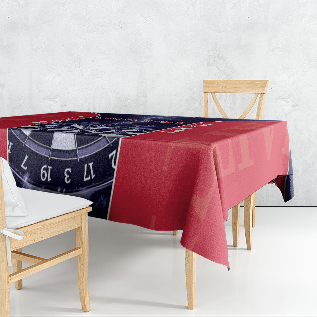 Personalized Haiti Darts Tablecloth Sporty Style