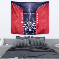 Personalized Haiti Darts Tapestry Sporty Style