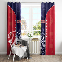 Personalized Haiti Darts Window Curtain Sporty Style