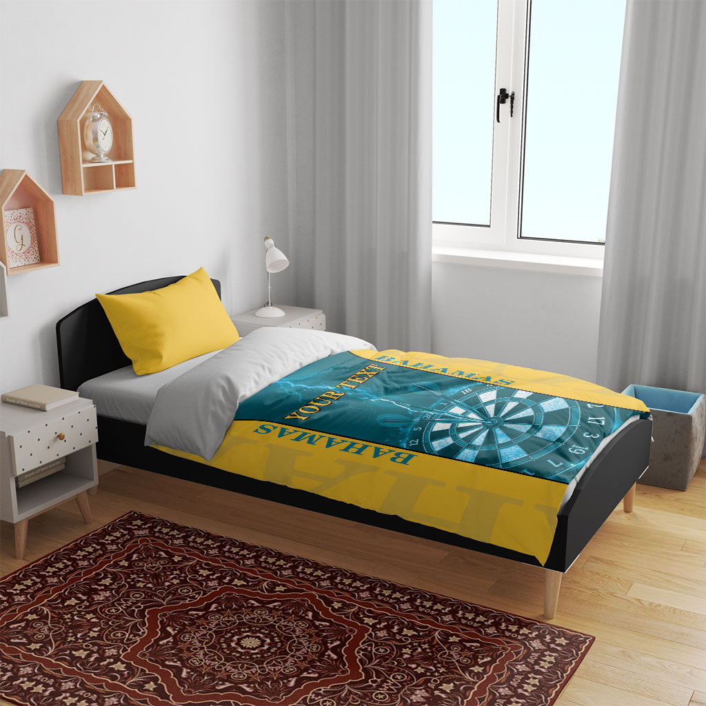 Personalized Bahamas Darts Bedding Set Sporty Style