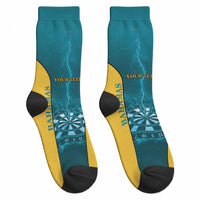 Personalized Bahamas Darts Crew Socks Sporty Style