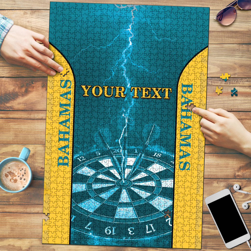 Personalized Bahamas Darts Puzzle Sporty Style