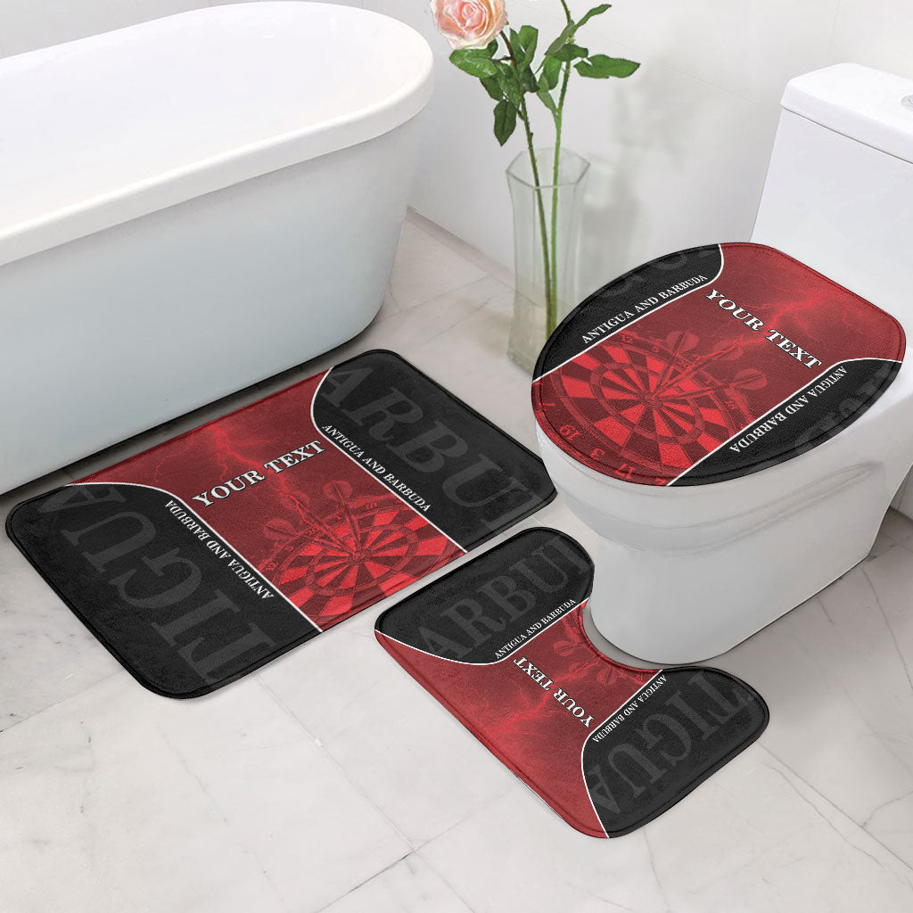 Personalized Antigua And Barbuda Darts Bathroom Set Sporty Style